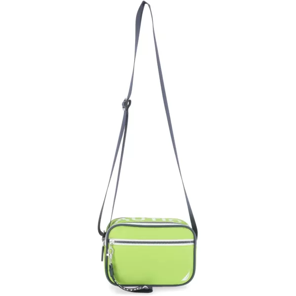 Nautica Womens High Seas Camera CrossbodyLime