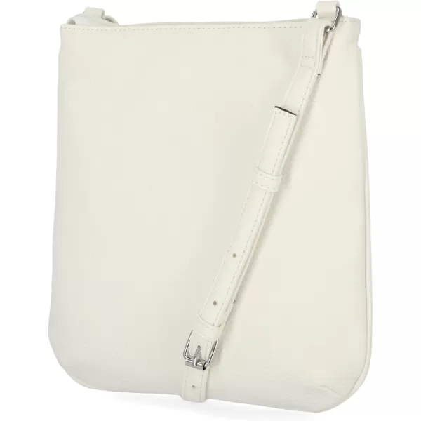 Nautica Womens Lakeside Signature Jaquard North South Crossbody BagWhite