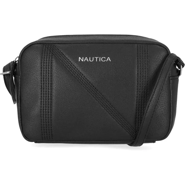 Nautica Womens Nautica Candid Camera Adjustable Crossbody BagBlack