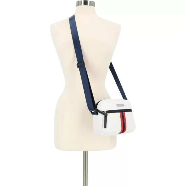Nautica Womens Nautica Candid Camera Adjustable Crossbody BagBowline White