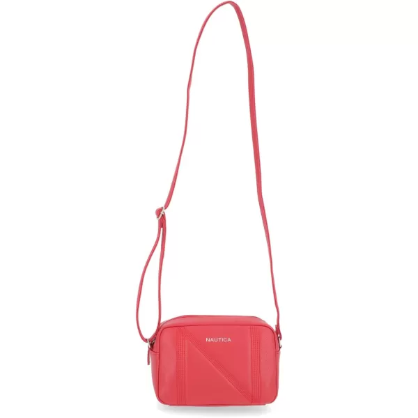 Nautica Womens Nautica Candid Camera Adjustable Crossbody BagBright Red