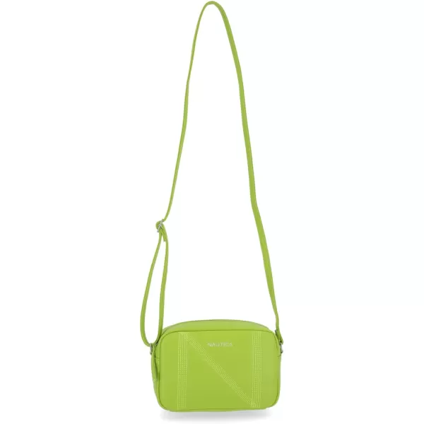 Nautica Womens Nautica Candid Camera Adjustable Crossbody BagLime