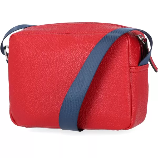 Nautica Womens Out and About Adjustable Crossbody Bag PurseRed