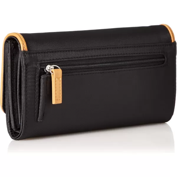 Nautica Womens The Perfect CarryAll Money Manager Wallet Oraganizer with RFID Blocking WalletBlack