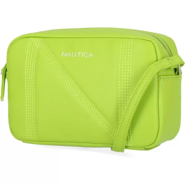 Nautica Womens Nautica Candid Camera Adjustable Crossbody BagLime