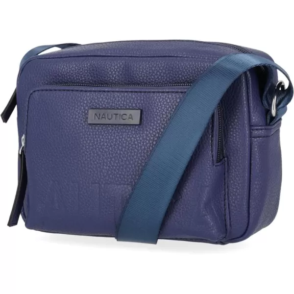 Nautica Womens Out and About Adjustable Crossbody Bag PurseIndigo