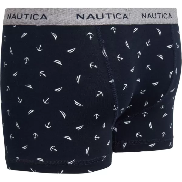 imageNautica Boys Boxer Briefs  3 Pack6 Pack Soft Casual Stretch Boys Cotton Boxer Briefs  Kids Underwear Boys Boxers 418NavyMedium Heather3pk