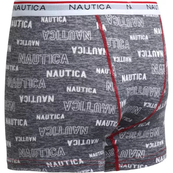 imageNautica Boys Boxer Briefs  3 Pack6 Pack Stretch Performance Boys Underwear  Breathable Kids Boxer Briefs for Boys 618Block LogoBarbados CherryBlack3pk