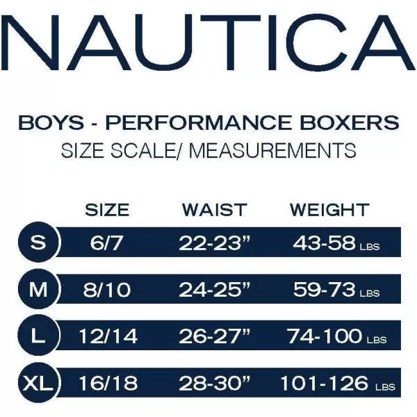 imageNautica Boys Boxer Briefs  3 Pack6 Pack Stretch Performance Boys Underwear  Breathable Kids Boxer Briefs for Boys 618White LogoNocturnal NavyCobalt6pk