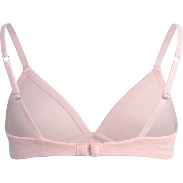 imageNautica Girls Training Bra  2 Pack3 Pack Molded and Ribbed ACup Girls Sports Bra  Training Bralettes for Girls 30A36APink BlissLight Grey Heather 2pk Molded