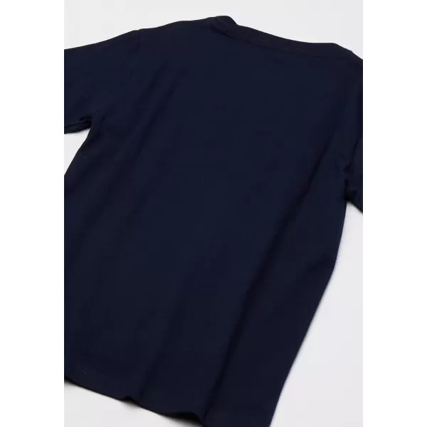imageNautica Boys Short Sleeve Solid Crew Neck TShirt Soft Comfortable Relaxed FitLegacy Sport Navy