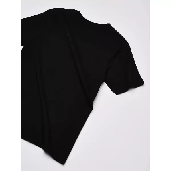 imageNautica Boys Short Sleeve Solid VNeck TShirtLegacy Black