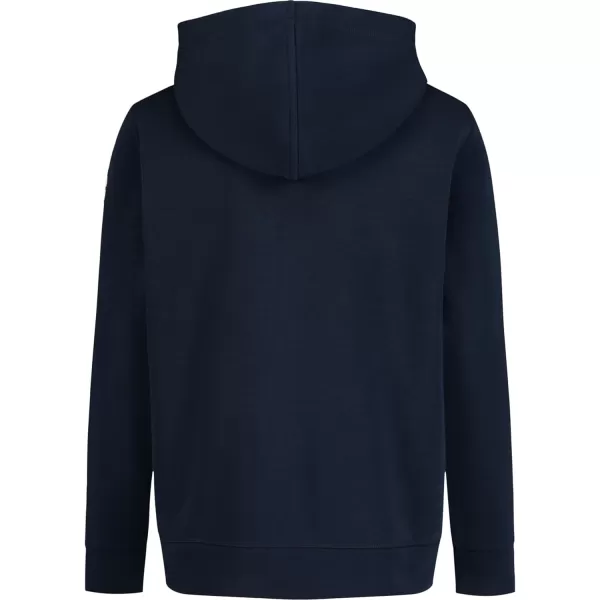 imageNautica Boys Long Sleeve Fleece Full Zip Hoodie Comfortable Relaxed FitJclass Sport Navy