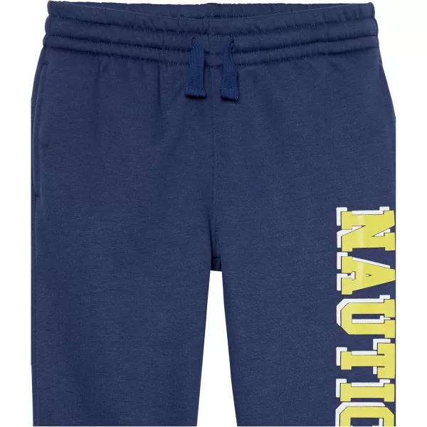 imageNautica Boys Pullon Fleece Jogger Sweatpant Drawstring ClosureJ Navy Fc06