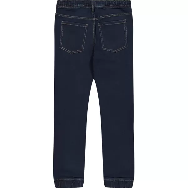 imageNautica Boys Pullon Stretch Denim Jeans 5Pocket Style ampamp Drawstring ClosureLegacy Dark Blue