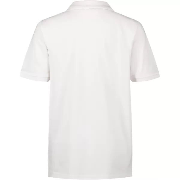 imageNautica Boys Short Sleeve Fashion Polo Button Closure Soft ampamp ComfortableMotion Bright White