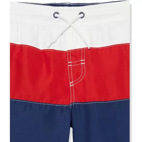 imageNautica Boys Swim Trunk with UPF 50 Sun ProtectionColorblock J Navy Fk14