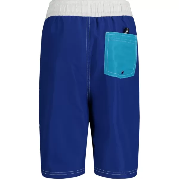 imageNautica Boys Swim Trunk with UPF 50 Sun ProtectionColorblock Surf Fk14
