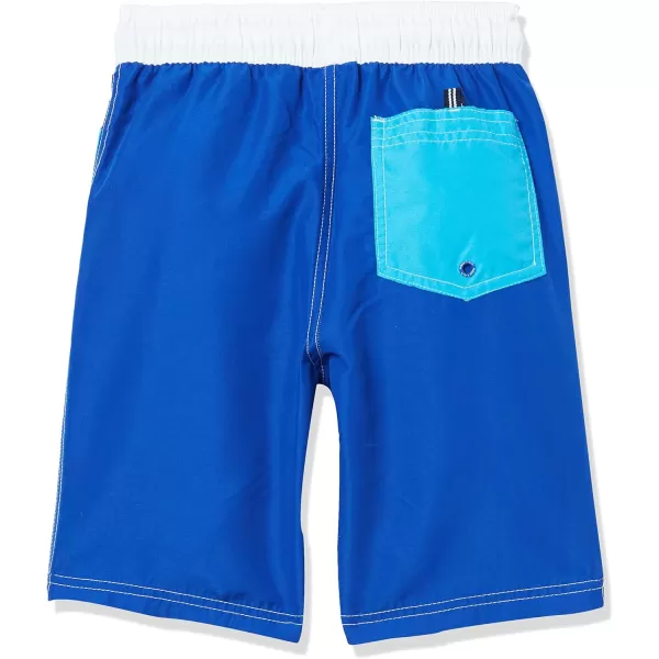 imageNautica Boys Swim Trunk with UPF 50 Sun ProtectionColorblock Surf Fk14