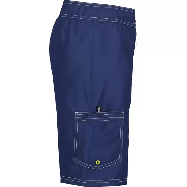 imageNautica Boys Swim Trunk with UPF 50 Sun ProtectionJ Navy Stripe