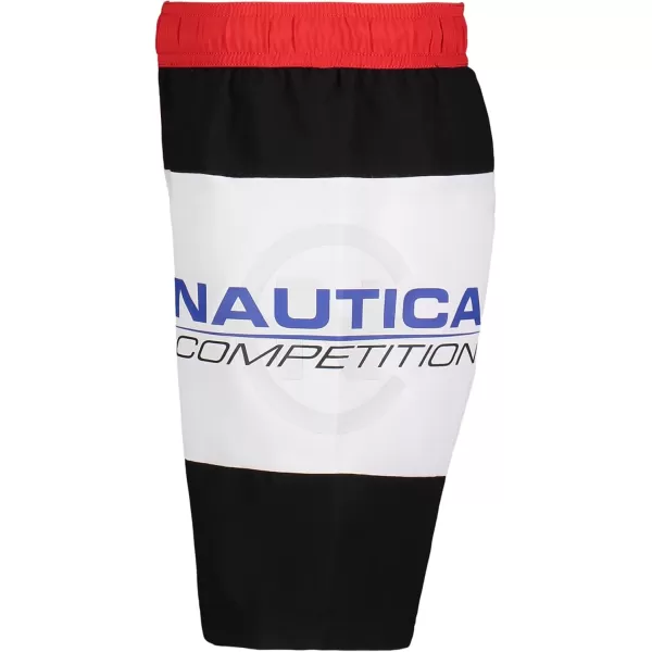 imageNautica Boys Swim Trunk with UPF 50 Sun ProtectionNc Red Cb