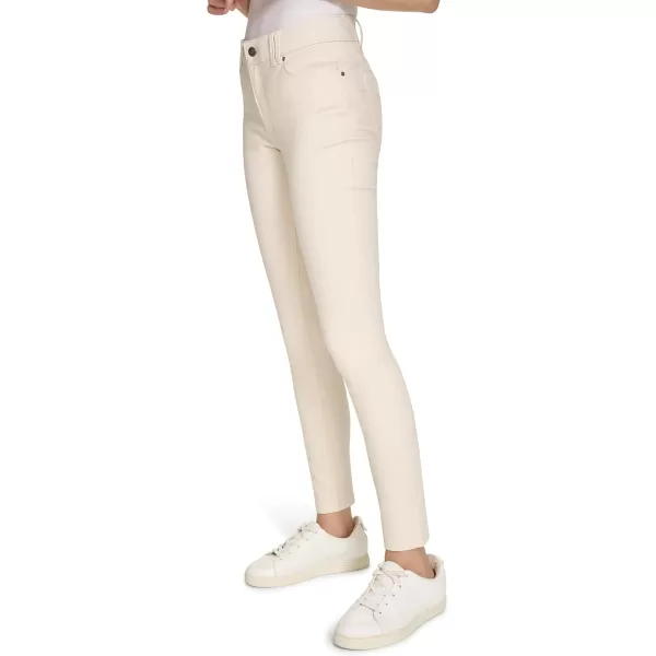 imageNautica Womens Skinny Fit Solution Sateen PantWhite Swan