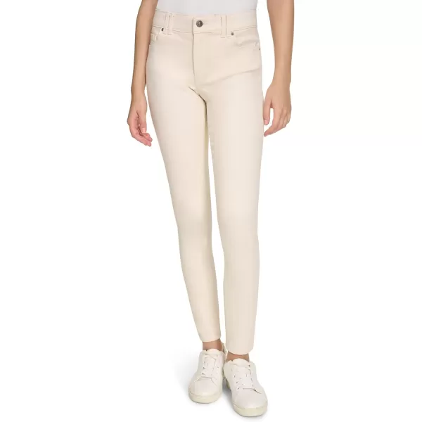 imageNautica Womens Skinny Fit Solution Sateen PantWhite Swan