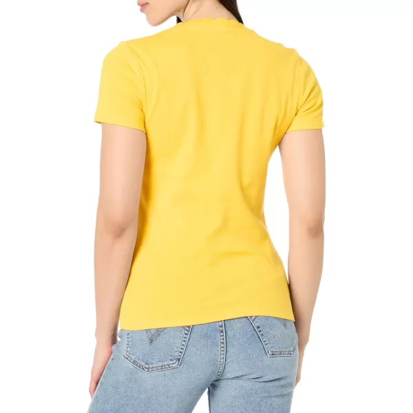 imageNautica Womens Solid Short Sleeve Crew Neckline TShirtDaffodil