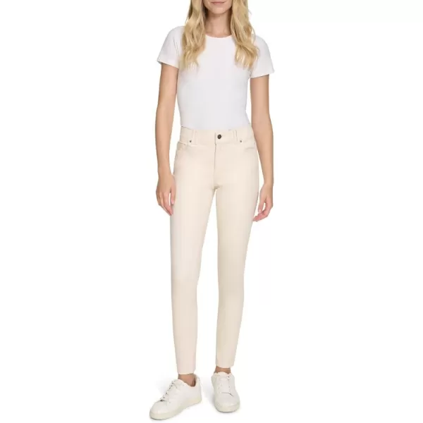 imageNautica Womens Skinny Fit Solution Sateen PantWhite Swan