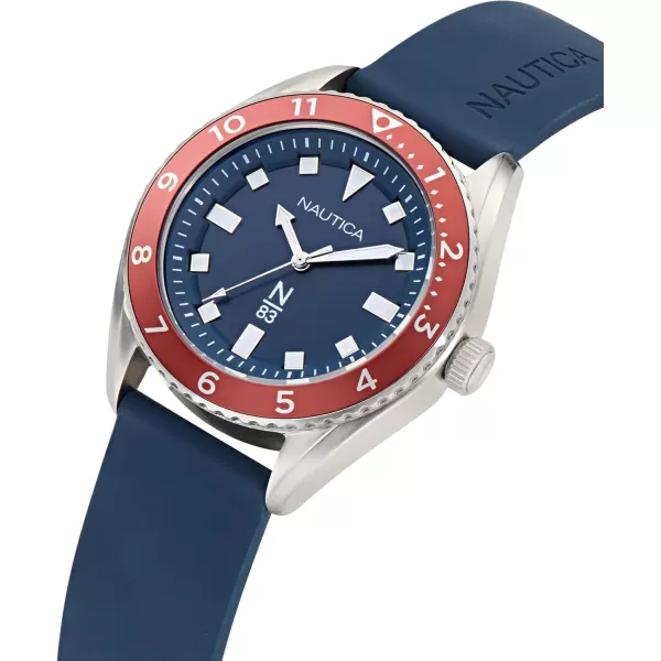 imageNautica FINN World Silicone Strap Watch