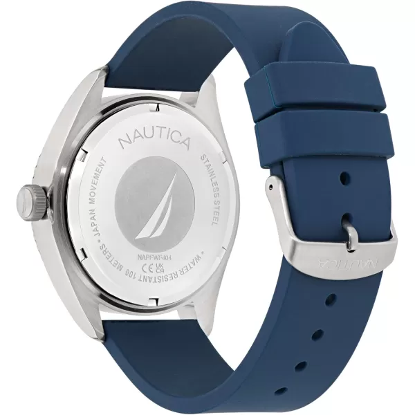 imageNautica FINN World Silicone Strap Watch