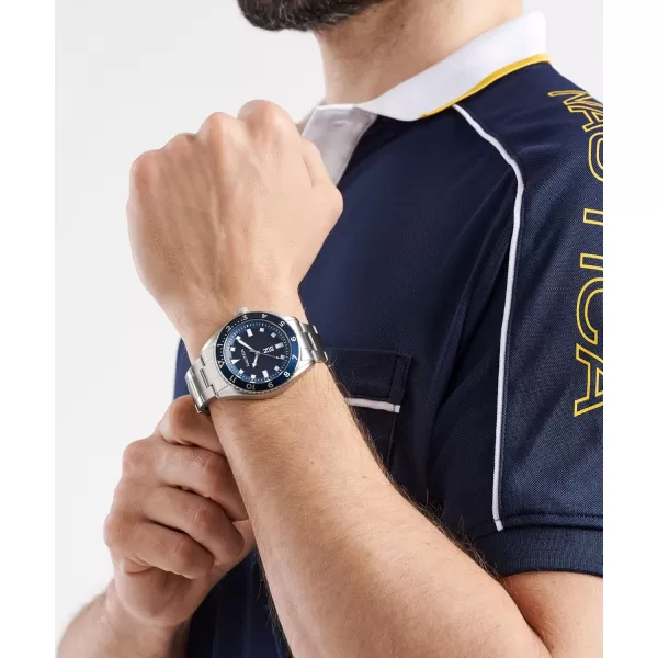 imageNautica FINN World Stainless Steel Bracelet Watch