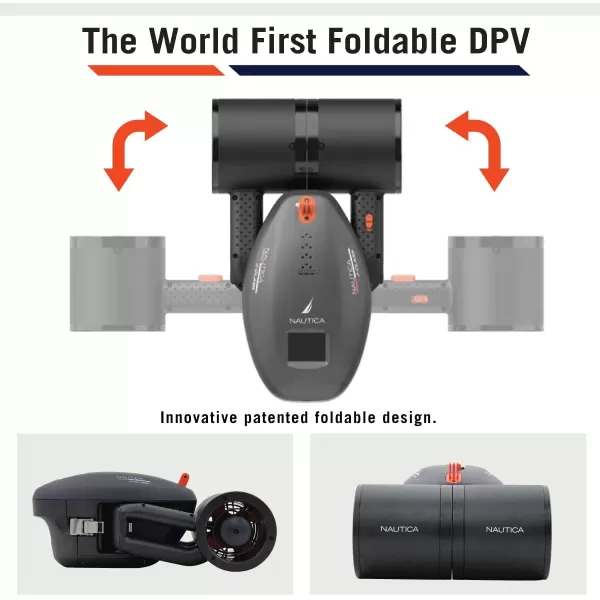 imageNautica J Class Underwater Seascooter Dual Motors Speeds up to 5 Miles PerHour Depth Rating 130 ft Diving Snorkeling