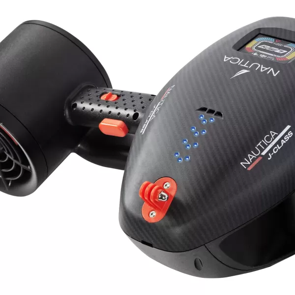 imageNautica J Class Underwater Seascooter Dual Motors Speeds up to 5 Miles PerHour Depth Rating 130 ft Diving Snorkeling