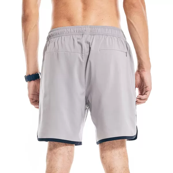 imageNautica Mens Competition Sustainably Crafted 7quot Performance ShortSharkfin Grey