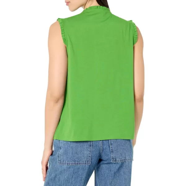 imageNautica Womens Button Through Knit Top Sleeveless ShirtSalted Lime