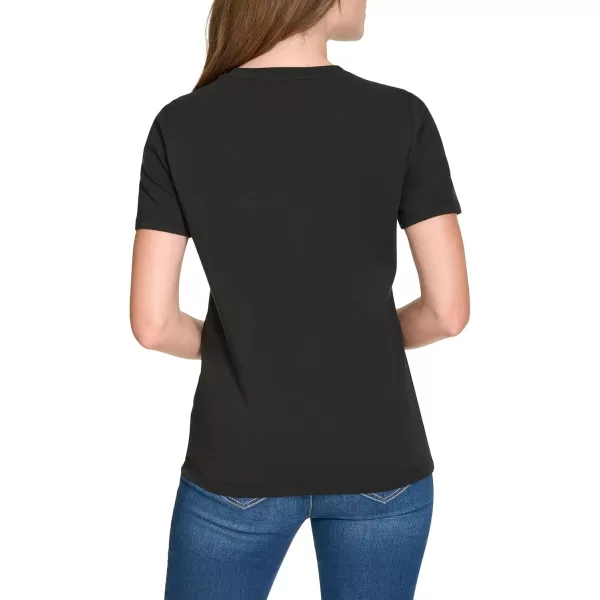 imageNautica Womens Graphic Short Sleeve Crew Neckline TShirtBlack