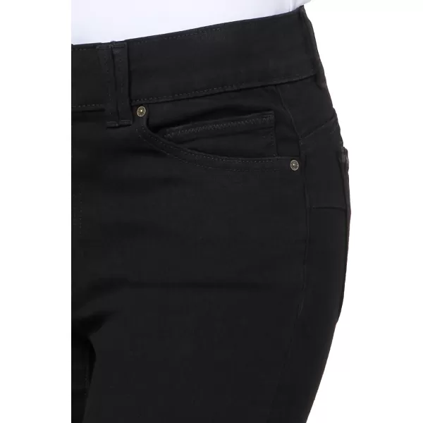 imageNautica Womens High Rise Skinny Mid Rise JeansBlack