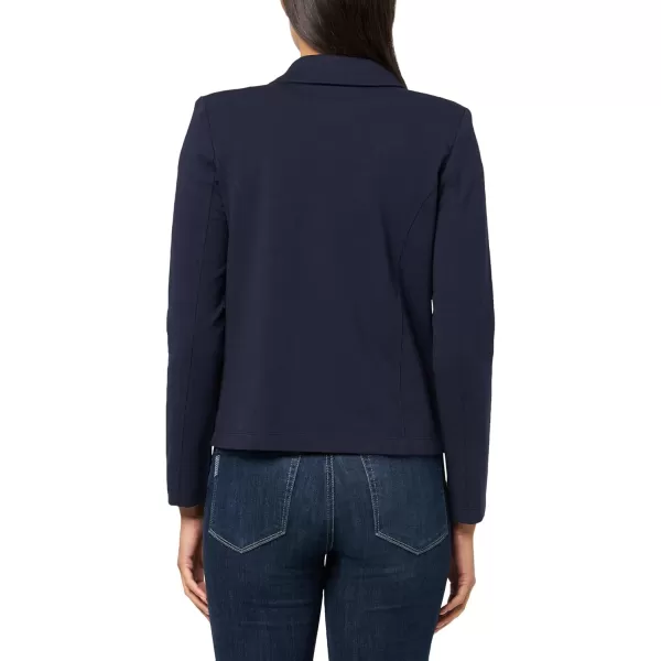 imageNautica Womens Open Front Knit Captains JacketNight Sky