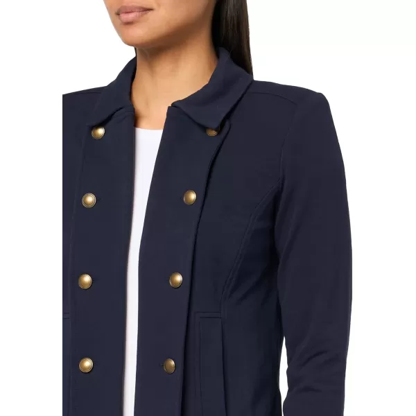 imageNautica Womens Open Front Knit Captains JacketNight Sky