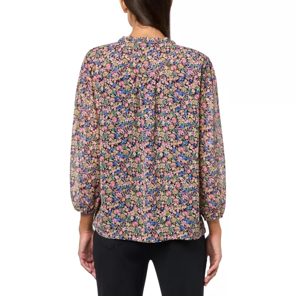 imageNautica Womens Short Sleeve Button Placket PoloConfetti Multi