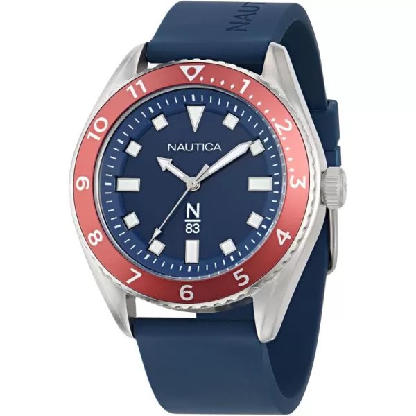 imageNautica FINN World Silicone Strap Watch