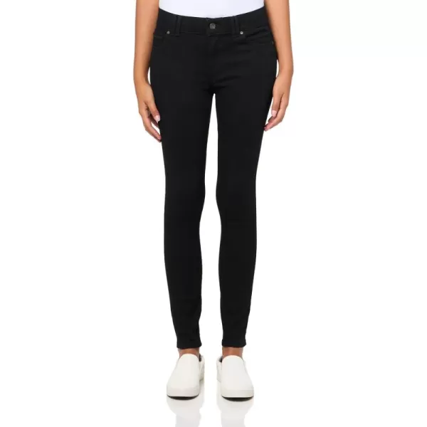 imageNautica Womens High Rise Skinny Mid Rise JeansBlack