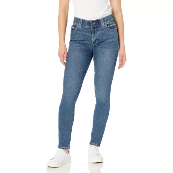 imageNautica Womens High Rise Skinny Mid Rise JeansVintage Blue