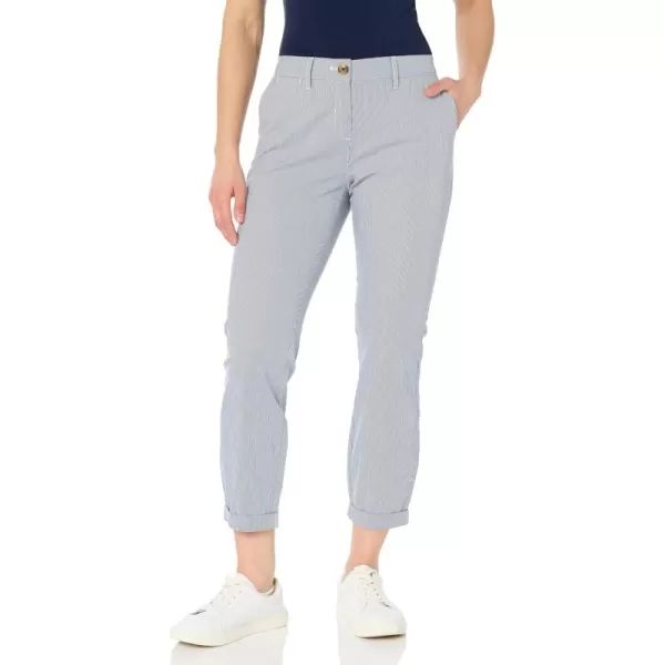 imageNautica Womens Montauk Chino PantsBlueWhite