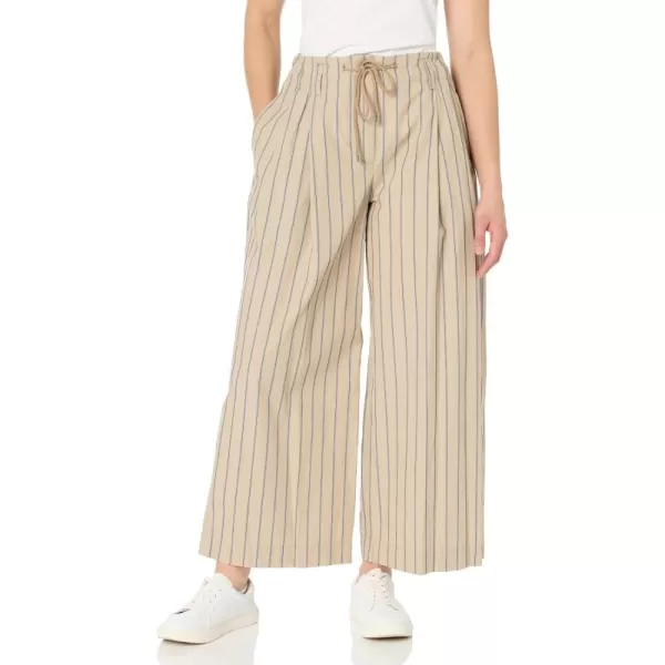 imageNautica Womens Stripe Wide Leg PantsRope Multi