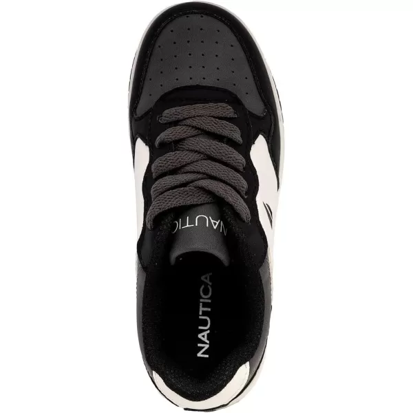 imageNautica Boys LowTop Sneakers Basketball Tennis Shoes for Kids Outdoor School Running Shoes  Sizes for Big KidLittle KidGreygabe