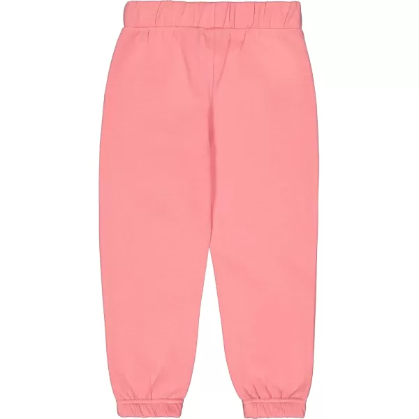 imageNautica Girls Logo Sweatpants Fleece Joggers with Ribbed Cuffs ampamp Functional Side PocketsFlamingo Pink