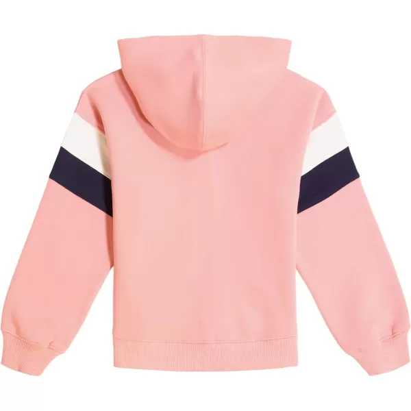 imageNautica Girls Logo Sweatshirt Fleece Hoodie With Fullzip Front ampamp PocketsFlamingo Pink