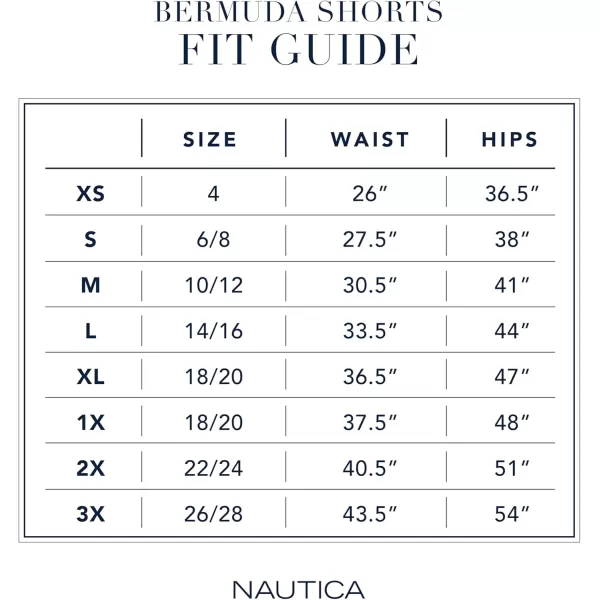 imageNautica Womens Sleep Bermuda Shorts  Lightweight Breathable Pajama Bottoms  Cotton Knit Jersey Sleepwear and LoungewearBlack